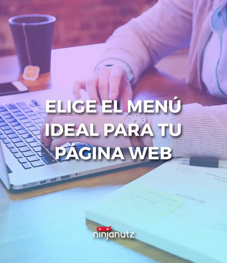 Elige El Menú Ideal Para Tu Página Web NinjaNutz®