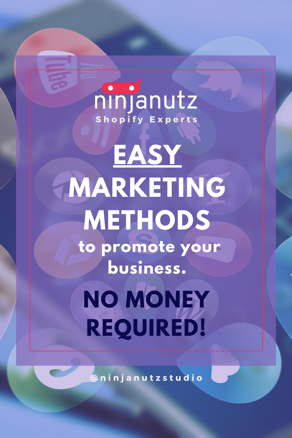 Easy marketing methods to promote your business, no money required! NinjaNutz®