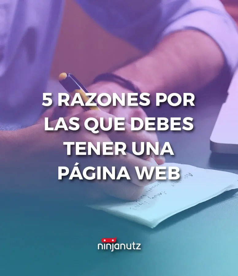 5 Razones Por Las Que Debes Tener Una Página Web - NinjaNutz®
