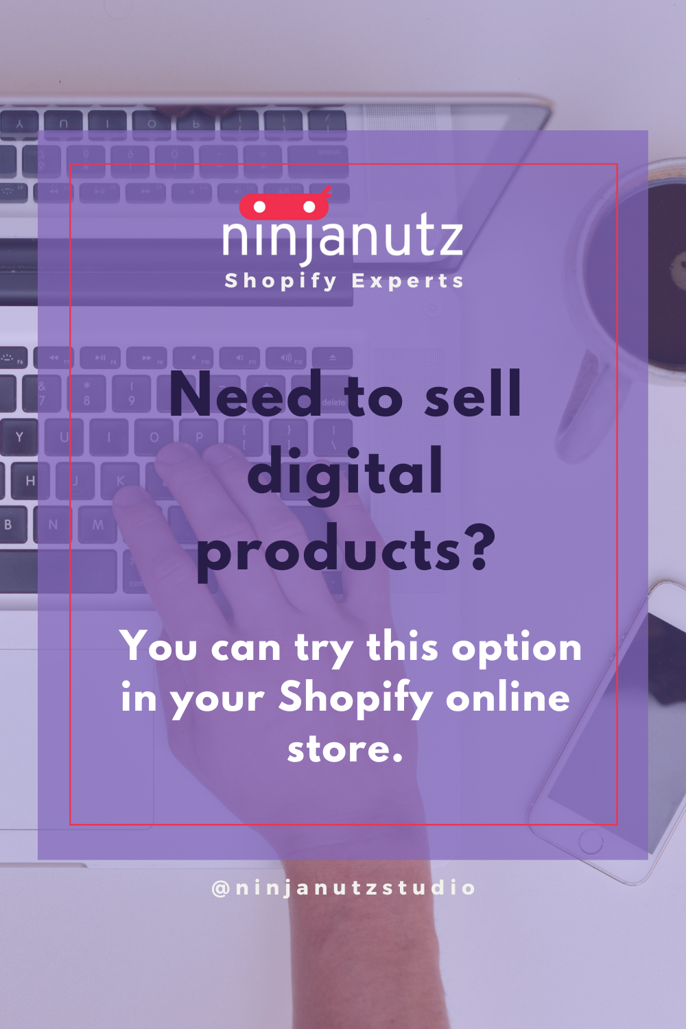 Need to sell digital products? You can try this option in your Shopify online store NinjaNutz®