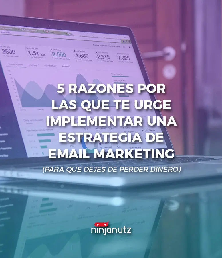 Email Marketing: 5 razones por las que te urge implementar una estrategia (para que dejes de perder dinero) NinjaNutz®