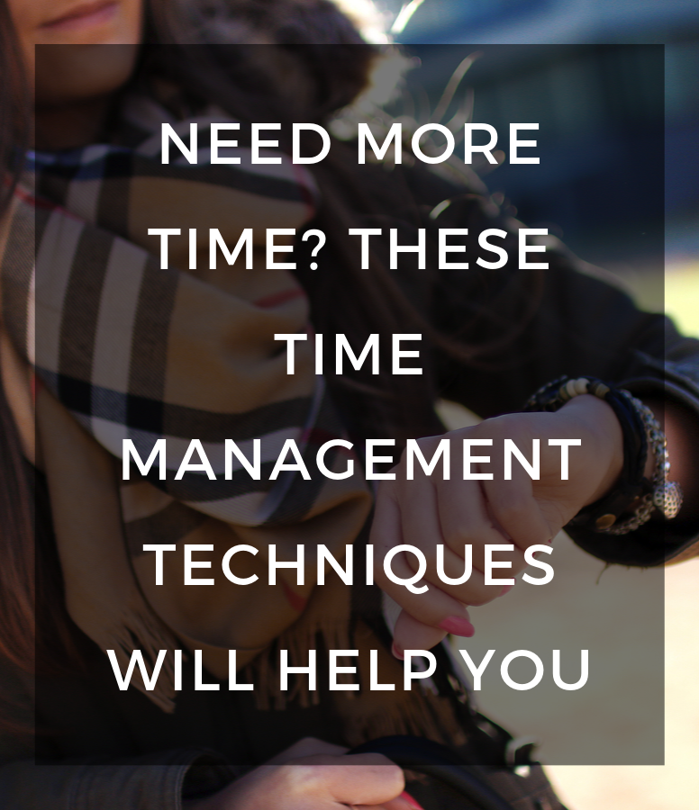 Need More Time? These time management techniques will help you NinjaNutz®