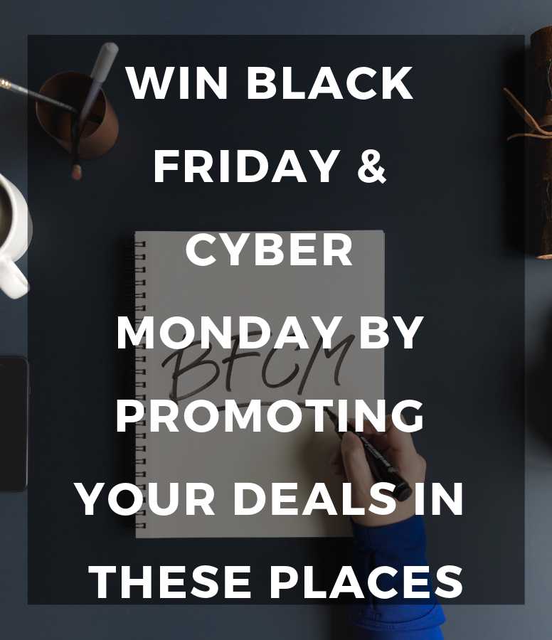 Win Black Friday & Cyber Monday by promoting your deals in these places NinjaNutz®