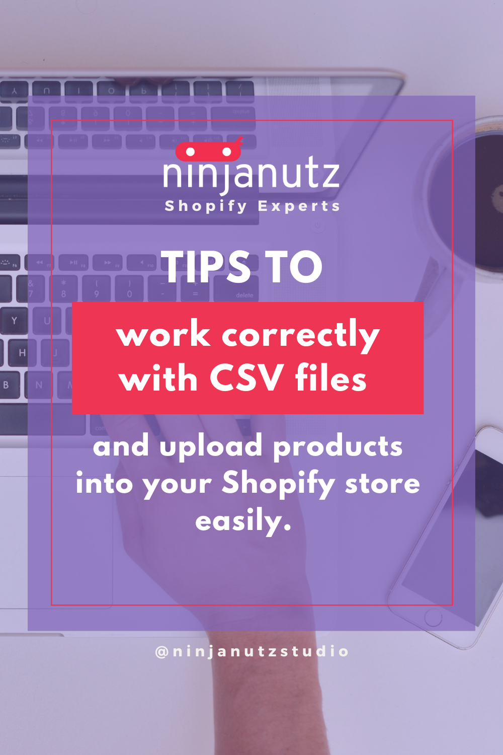Tips to work correctly with CSV files and upload products into your Shopify store easily NinjaNutz®